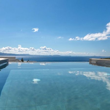 Villa With View Of Agios Ioannis And Pool With Jacuzzi Exterior foto